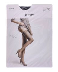 Decoy Stay up Silk Look (20 Den) Black XL