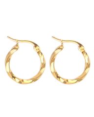 Everneed Tilla Twist - Stor Guld Hoop 