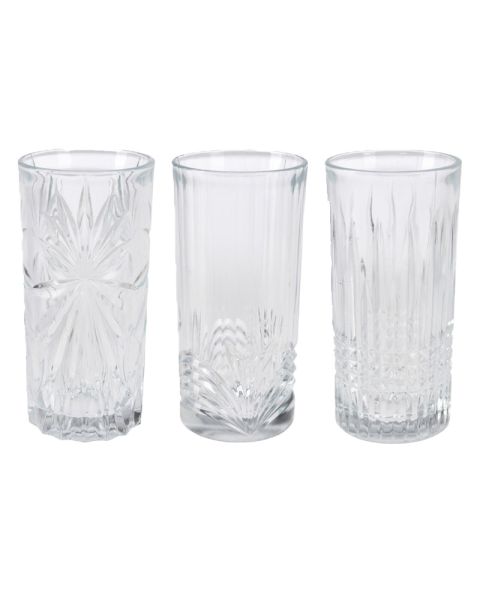 Excellent Houseware 3 stk Drikkeglas