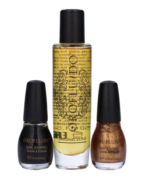 Orofluido Beauty Set (50ml Elixir + 2 Neglelak) Orofluido Beauty Set (50ml Elixir + 2 Neglelak)