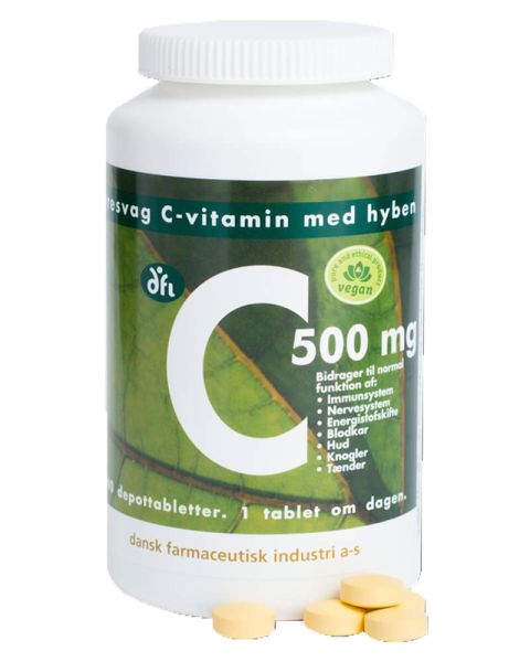 Berthelsen Naturprodukter - C Vitamin med hyben 500Mg